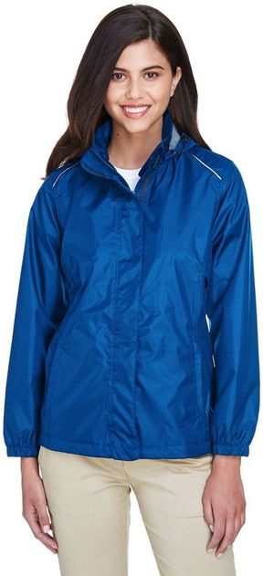 Core 365 Ladies' Climate Seam-Sealed Lightweight Variegated Ripstop Jacket